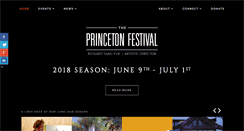 Desktop Screenshot of princetonfestival.org